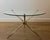 Mid-Century Modern 1970s Design Round Brass Tripod Coffee Table For Sale - Image 3 of 12