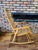 Brown Vintage Scandinavian Rocking Chair with Bamboo Weave, 1960s For Sale - Image 8 of 12