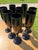 1960s Libby Crystal Black Amethyst Champagne Glasses - Set of 8 For Sale - Image 9 of 12