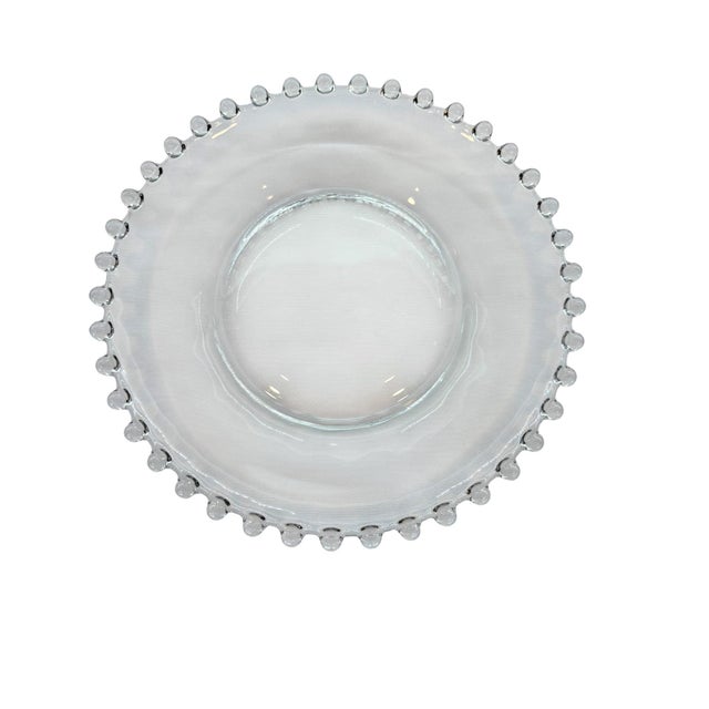 Mid 20th Century Imperial Glass Candlewick Bread & Butter Plates: Set of 15 For Sale - Image 4 of 7