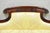 Traditional Antique American Empire Neoclassical Carved Mahogany Sofa With Gold Fabric For Sale - Image 3 of 18