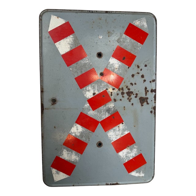 Enamel Sign from SCNF, 1950s For Sale