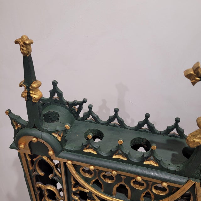 20th Century Neo-Gothic Oratory Altar, Spain, 1890s For Sale - Image 13 of 18