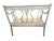 Wood Hand‑Painted Vintage Gustavian Style Two‑Seater Settee — Designer/Statement Piece For Sale - Image 7 of 11