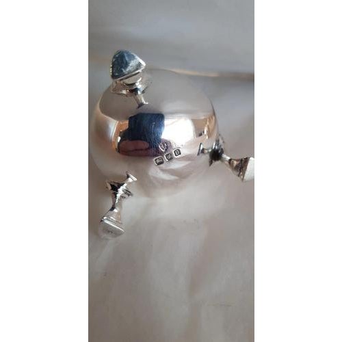 Georgian Sterling Silver Cruet from Edward Barnard & Sons, 1937, Set of 3 For Sale - Image 10 of 18