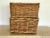 1960s 1960s Mid Century French Rattan Storage Baskets- a Pair For Sale - Image 5 of 12