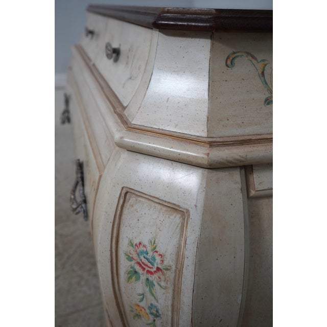 Pulaski Venetian Painted Finish 2 Over 2 Drawer Commode Chest For Sale - Image 10 of 12