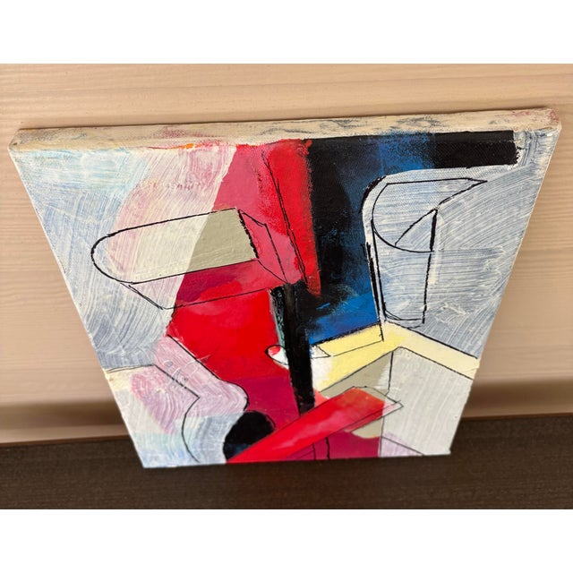 2010s David Mac Innes Abstract Painting on Canvas 2014 Signed Original For Sale - Image 5 of 11