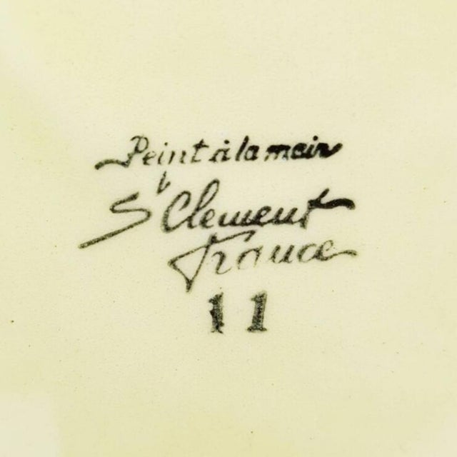 Brown Cheese Plate Set from St Clément, France, 1960s, Set of 2 For Sale - Image 8 of 16