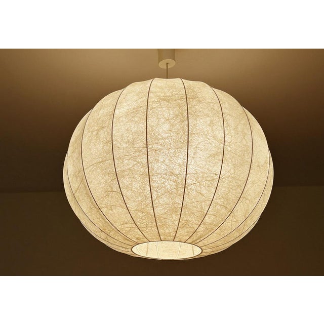 Large Vintage Cocoon Pendant Light from Goldkant Leuchten, 1960s For Sale - Image 9 of 12