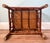 20th C. Asian Bamboo Side Table With Geometric Fretwork – Chinoiserie / British Colonial For Sale - Image 10 of 11