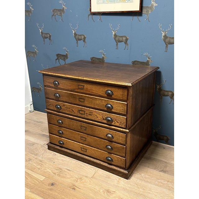 Vintage Chest of Drawers in Oak, 1930s For Sale - Image 11 of 11