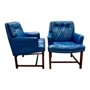 Edward Wormley Dunbar Pull-Up Lounge Chairs