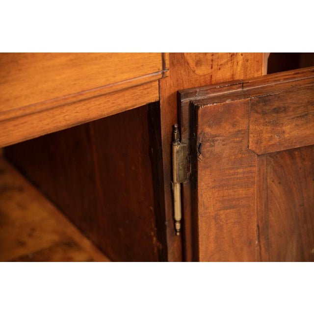 Brown Antique Vicenza Molded Walnut Sideboard, 1850 For Sale - Image 8 of 9
