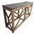 Grey Stone Top Open Console Table For Sale - Image 4 of 9