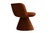 Coraje Dining Chair in Brown Velvet from Moanne For Sale - Image 4 of 5