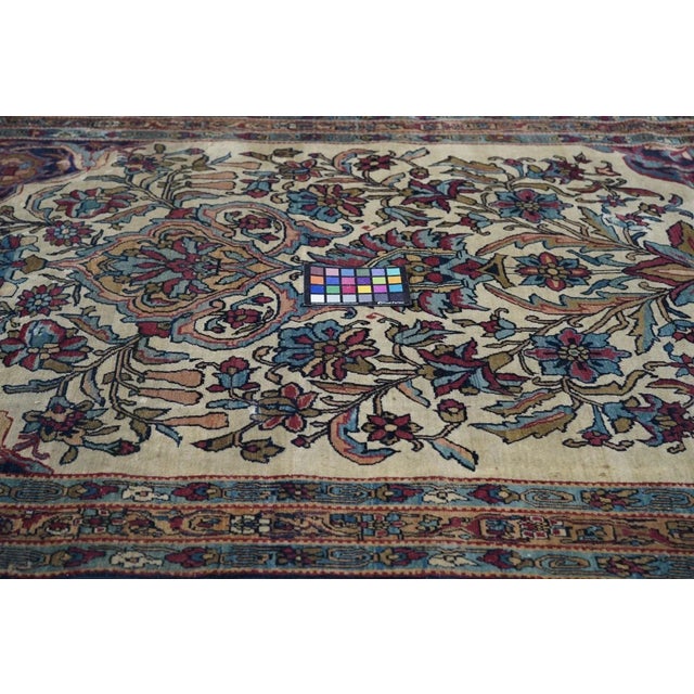 Antique Lavar Kerman Rug 3'10'' x 6'2'' For Sale - Image 10 of 10