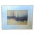 80's Original Landscape Watercolor Signed Alireza, Beautiful Modern Framing For Sale