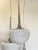 Mid-Century Modern Space Age Hanging Light in Glass and Chromed Steel, 1970s For Sale - Image 3 of 15