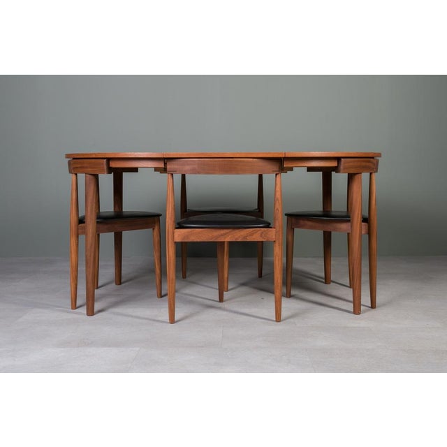 Dining Table & Roundette Chairs by Hans Olsen for Frem Røjle, Denmark, 1960s, Set of 5 For Sale - Image 11 of 18