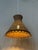 Gold Handcrafted Rattan Diabolo Pendant Light in the style of Kalmar, 1960s For Sale - Image 8 of 15