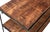 Farmhouse Salvaged Wood & Iron Three-Tier Console Table For Sale - Image 3 of 3