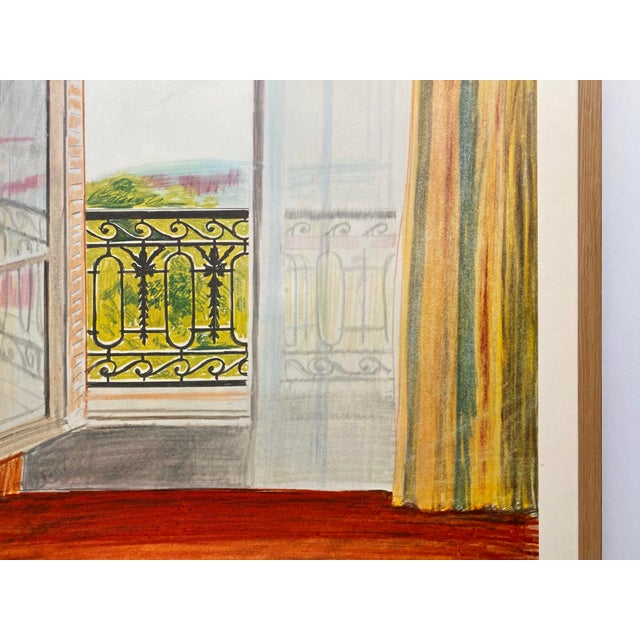 David Hockney Vintage 1981 Lithograph Print Framed Large New York Film Festival Poster " Window, Grand Hotel, Vittel " 1970 For Sale - Image 14 of 18