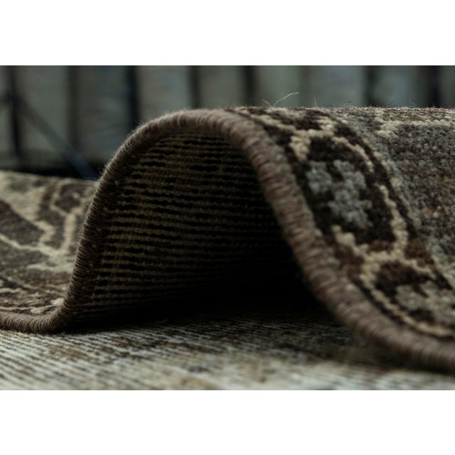 Chocolate Turkish Anatolian Runner Rug 2'6" x 9' #18018 For Sale - Image 8 of 8