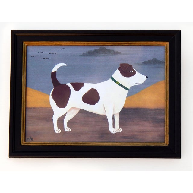 Matt Rix, Naive Style Jack Russell Terrier, 2000s, Print, Framed For Sale - Image 13 of 13