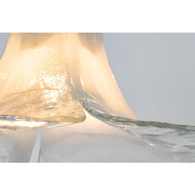 Murano Pendant Light attributed to Kalmar, 1970s For Sale - Image 9 of 14