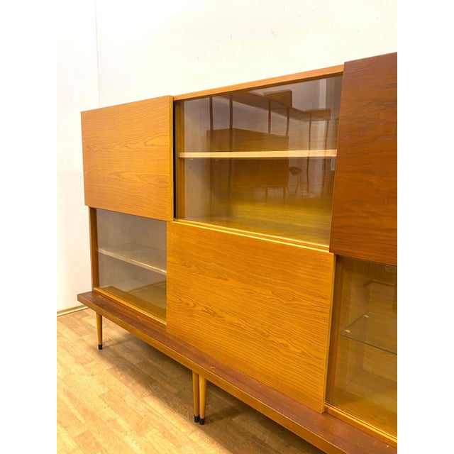 Vintage Bookcase in Wood, 1960s For Sale - Image 6 of 9