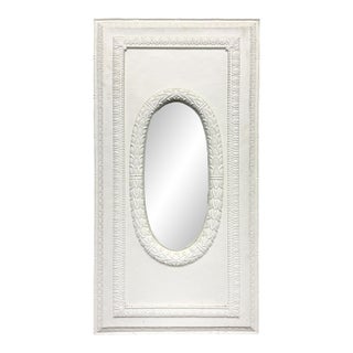20th Century Plaster Neoclassical Framed Mirror For Sale
