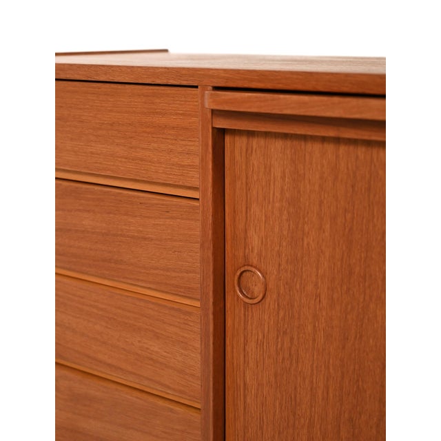 Swedish Sideboard with Writing Desk, 1960s For Sale - Image 12 of 14