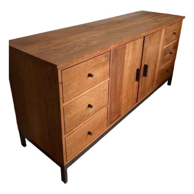 Room & Board Cherry Wood Credenza For Sale