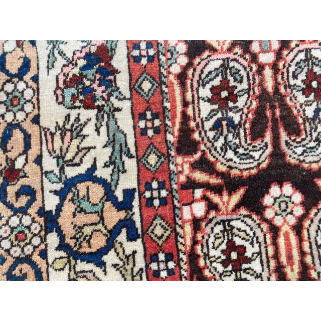 Antique Yazd Rug, 1890s For Sale - Image 10 of 18