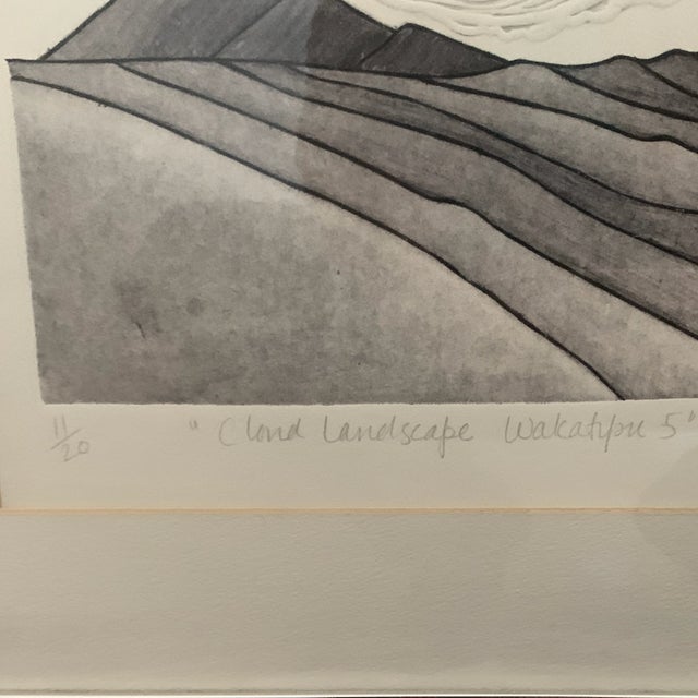 Marilyn Webb, Cloud Landscape Variation 5, 1974 Limited Edition Print, 11/20 Limited-edition print titled Cloud Landscape...