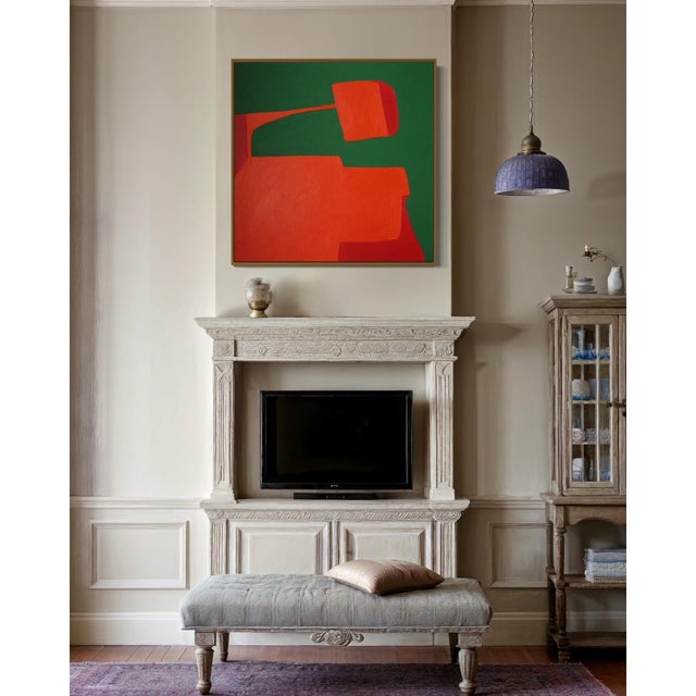 Textile Bodasca, Orange Balance, 2026, Canvas For Sale - Image 7 of 12