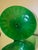 Large 1980s Spanish Artisan Green Glass Centerpiece Bowl For Sale In Cincinnati - Image 6 of 12