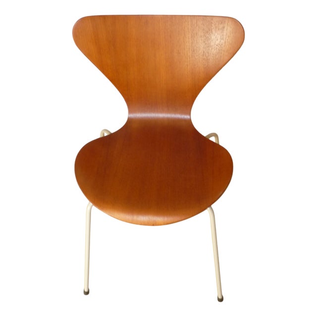 Mod. 3107 Chair by Arne Jacobsen for Fritz Hansen, 1967 For Sale