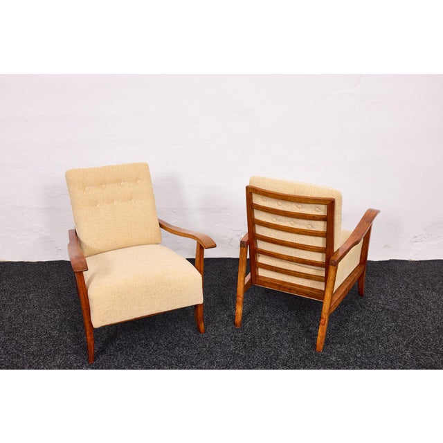 Set of Mid-Century Modern Armchairs by Karoly Nagy, 1940s For Sale - Image 11 of 18