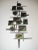 1960s Mid-Century Brutalist Mixed Metal Wall Sculpture For Sale - Image 5 of 11