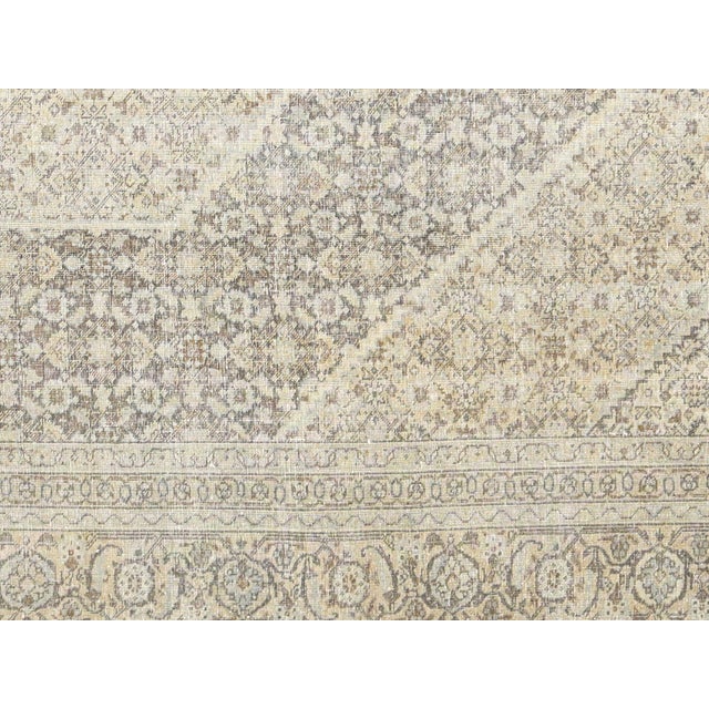 Semi Antique Persian Tabriz 9'3" x 12'0", Tabriz rugs are among the most exquisite and sought-after types of oriental...