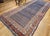 19th Century Persian Kurdish Gallery Rug, Hand-Knotted Wool, Allover Paisley Pattern, Navy & Terracotta, 6x15 For Sale - Image 12 of 18