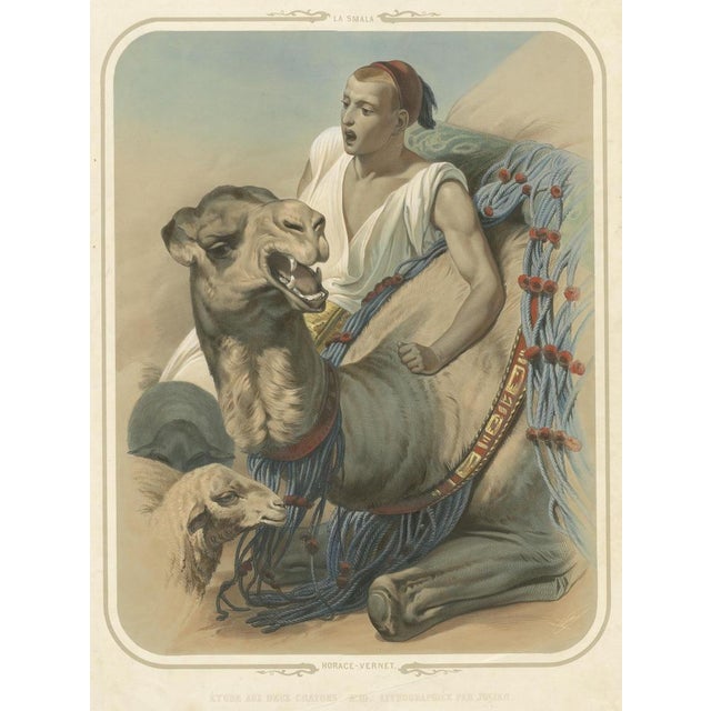 Bedouin with Camel During the Battle of the Smala, 1845, Paper For Sale - Image 5 of 5