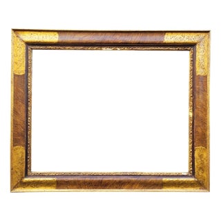 Antique Lacquered Wooden Frame, 1600s For Sale