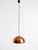 1950s Mid-Century Modern Italian Copper Dome Pendant Light, 1950s For Sale - Image 5 of 14