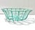 Farmhouse Vintage Turquoise Scalloped Wire Fruit Basket For Sale - Image 3 of 8