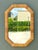Vintage Octagonal Wrapped Rattan Frame Mirror For Sale - Image 15 of 15
