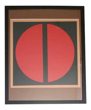 2010s Abstract Expressionist "Untitled" Framed Limited Edition Painting by J. Barlow