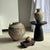 Side Table in Black Mango Wood with Minimalist Conical Base, 1980s For Sale - Image 10 of 11